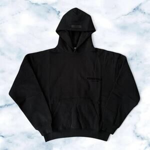 Essentials hoodie limo black